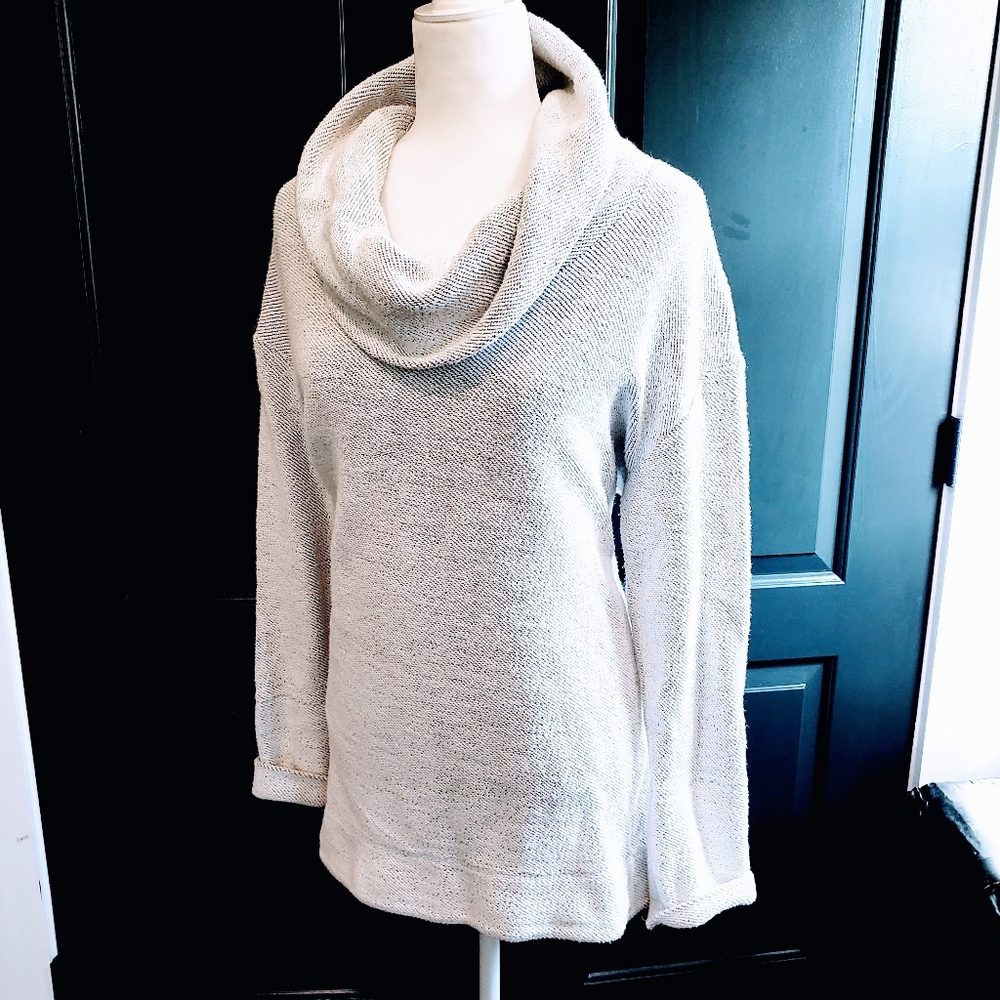 ❄EUC Cowl Neck Tunic Length Sweater